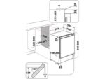 Frigorífico Mini Bar Encastre WHIRLPOOL ARG 913 1 (Estático - 81.5 cm - 126 L - Branco) - Image 3